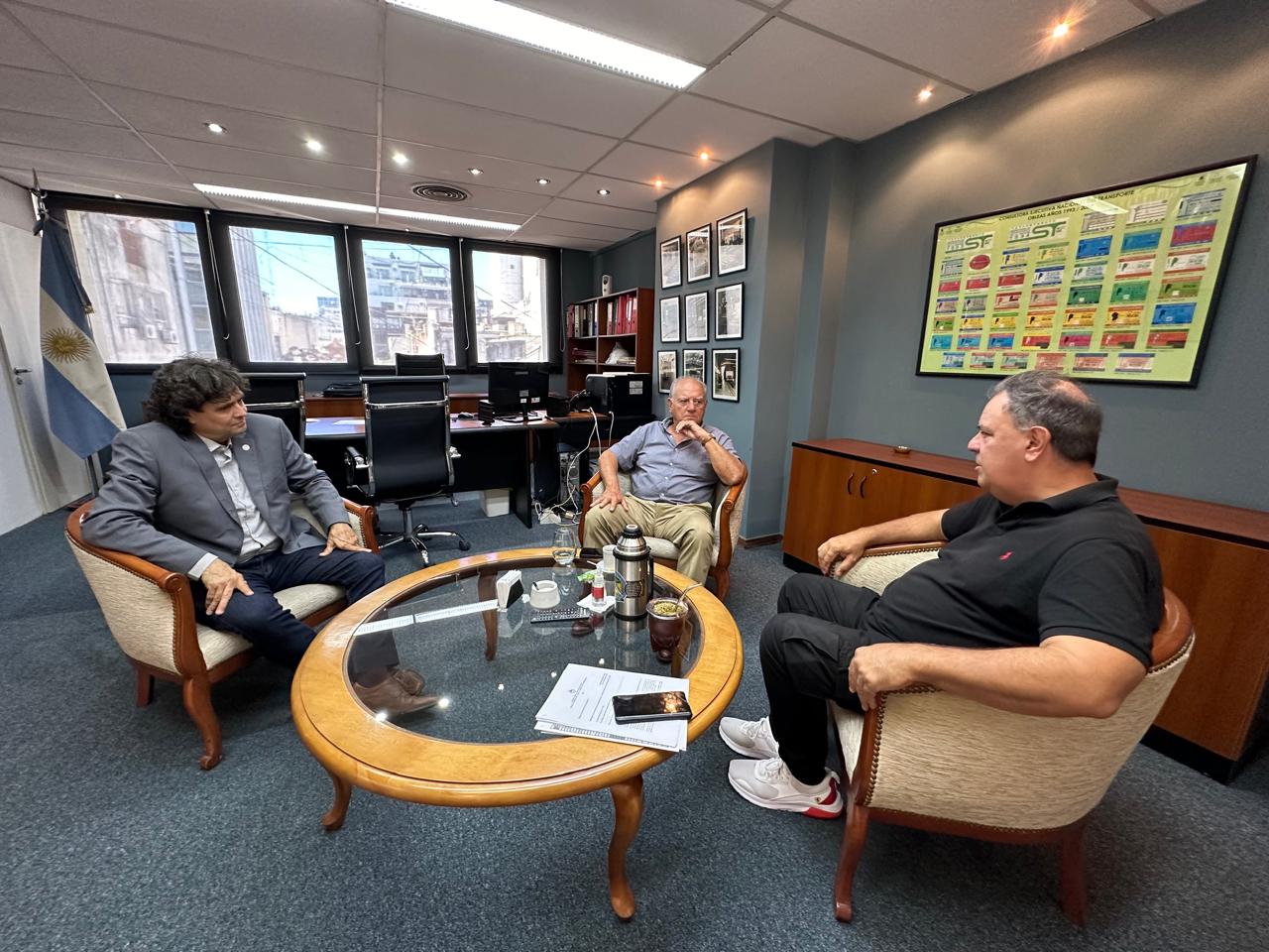 Reunión con Rubén Daray para analizar la actualidad del transporte y nuevas tecnologías